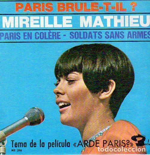 Discos de vinil: Mireille Mathieu &ndash; Paris En Col&egrave;re (Vinyl, Barclay ME 298)