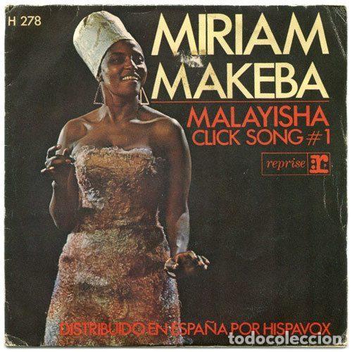 Disques de vinyle: Miriam Makeba &ndash; Malayisha / Click Song n&ordm;1 (Vinyl, Reprise Records H 278)