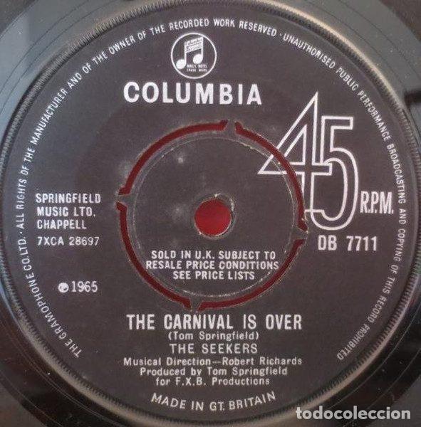 Disques de vinyle: The Seekers &ndash; The Carnival Is Over (Vinyl, Columbia DB 7711)