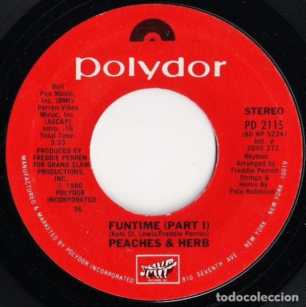 Vinyl-Schallplatten: Peaches & Herb &ndash; Funtime (Vinyl, Polydor PD 2115)