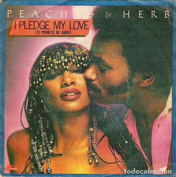Discos de vinilo: Peaches & Herb &ndash; I Pledge My Love = Te Prometo Mi Amor (Vinyl, Polydor 20 95 170)