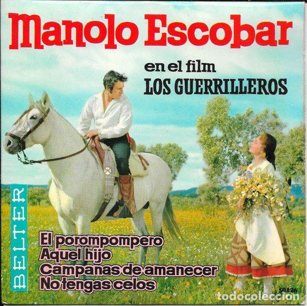 Disques de vinyle: Manolo Escobar &ndash; En El Film &rdquo;Los Guerrilleros&rdquo; (Vinyl, Belter 50.826)