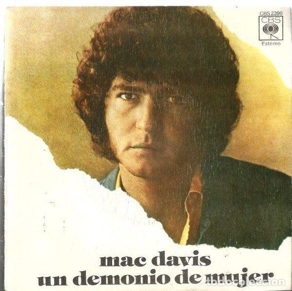 Vinyl-Schallplatten: Mac Davis &ndash; One Hell Of A Woman / A Poor Man's Gold (Vinyl, CBS CBS 2398)
