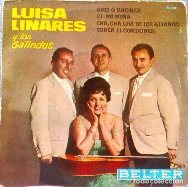 Discos de vinil: Luisa Linares Con Los Galindos &ndash; Oro O Bronce (Vinyl, Belter 50.581)