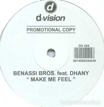 Disques de vinyle: Benassi Bros. Feat. Dhany &ndash; Make Me Feel (Vinyl, D:vision Records DV 404)