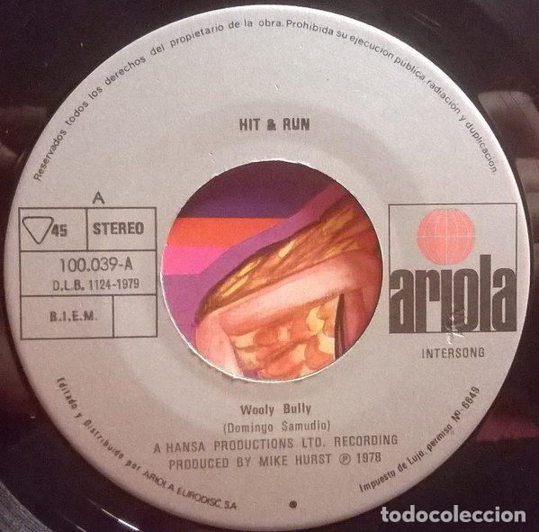 Discos de vinilo: Hit & Run &ndash; Wooly Bully (Vinyl, Ariola 100.039-A) - Foto 3