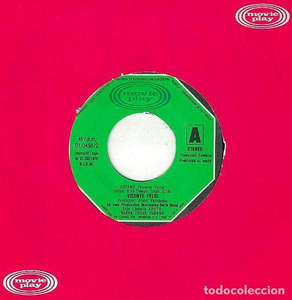Discos de vinil: Vicente Feli&uacute; &ndash; Cr&eacute;eme (Vinyl, Movieplay 01.0458/2)