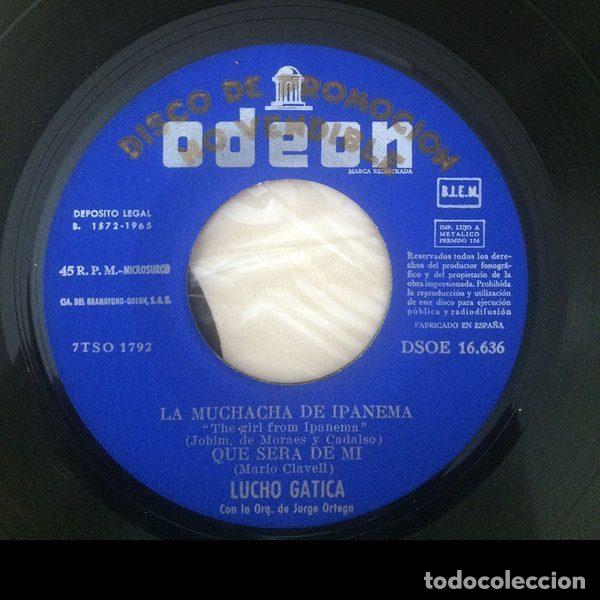 Disques de vinyle: Lucho Gatica &ndash; La Muchacha De Ipanema (Vinyl, Odeon DSOE 16.636)