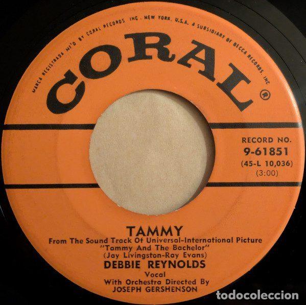 Discos de vinil: Debbie Reynolds &ndash; Tammy / French Heels (Vinyl, Coral 9-61851)