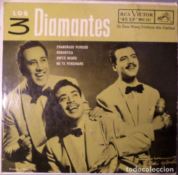 Disques de vinyle: Los Tres Diamantes &ndash; Enamorado Perdido (Vinyl, RCA Victor MKE-287)
