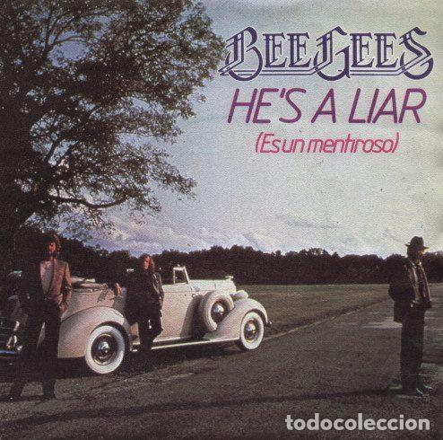 Discos de vinil: Bee Gees &ndash; He's A Liar (Es Un Mentiroso) (Vinyl, RSO 20 90 568)