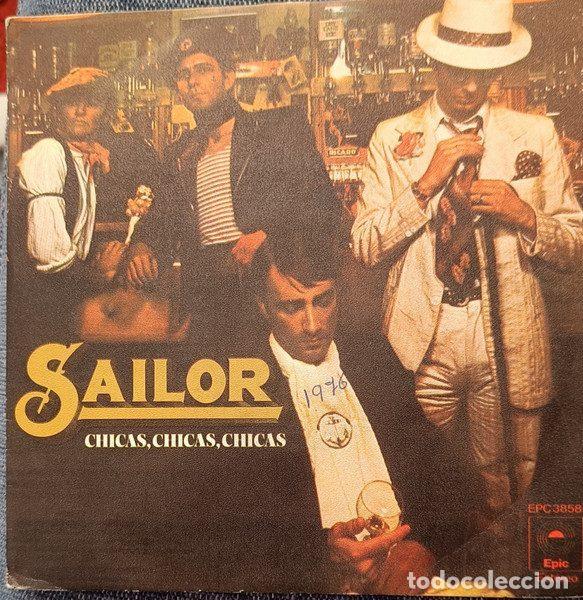 Discos de vinil: Sailor &ndash; Chicas, Chicas, Chicas (Vinyl, Epic EPC 3858)