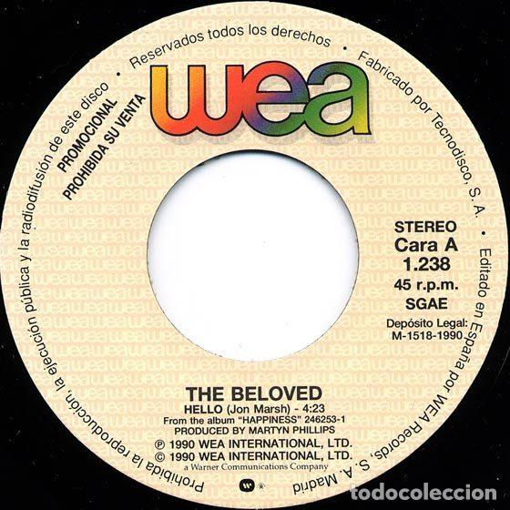 Discos de vinilo: The Beloved &ndash; Hello (Vinyl, WEA 1.238) - Foto 3