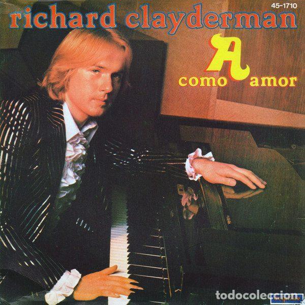 Vinyl-Schallplatten: Richard Clayderman &ndash; &rdquo;A&rdquo; Como Amor (Vinyl, Delphine 45-1710)
