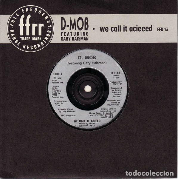 Vinyl-Schallplatten: D-Mob Featuring Gary Haisman &ndash; We Call It Acieeed (Vinyl, FFRR FFR 13)