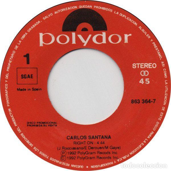 Vinyl records: Carlos Santana &ndash; Right On (Vinyl, Polydor 863 364-7)