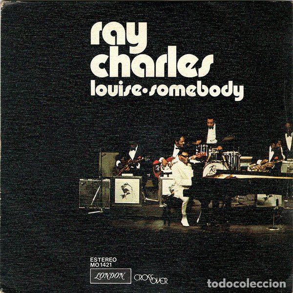 Discos de vinilo: Ray Charles &ndash; Louise / Somebody (Vinyl, London Records MO 1421)