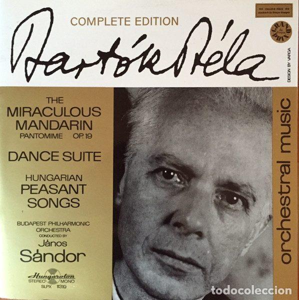 Discos de vinil: Bart&oacute;k B&eacute;la &ndash; Budapest Philharmonic Orchestra, J&aacute;nos S&aacute;ndor &ndash; The Miraculous Mandarin, Op.19 /...