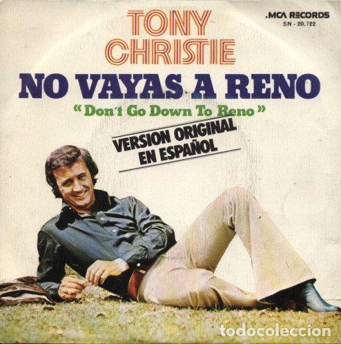 Discos de vinil: Tony Christie &ndash; No Vayas A Reno = Don't Go Down To Reno - Version Original En Espa&ntilde;ol (Vinyl,...