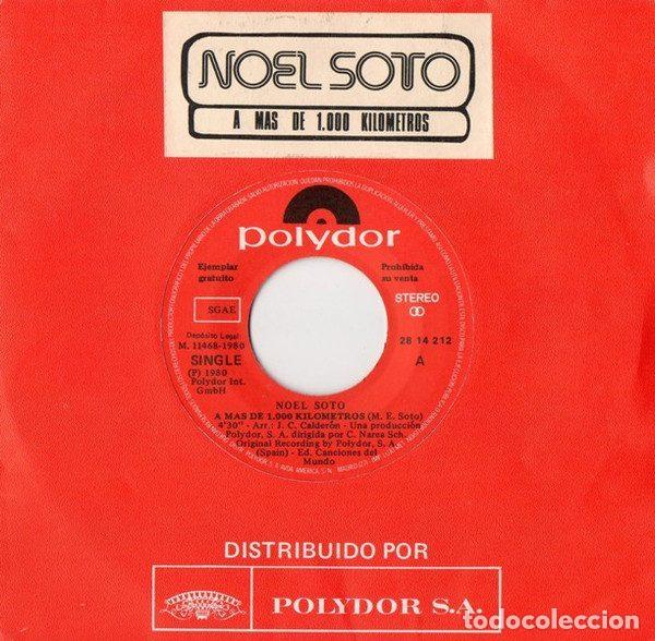Vinyl records: Noel Soto &ndash; A Mas De 1.000 Kilometros (Vinyl, Polydor 28 14 212)