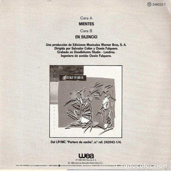 Discos de vinilo: Circulo Vicioso &ndash; Mientes (Vinyl, WEA S 248522-7) - Foto 2