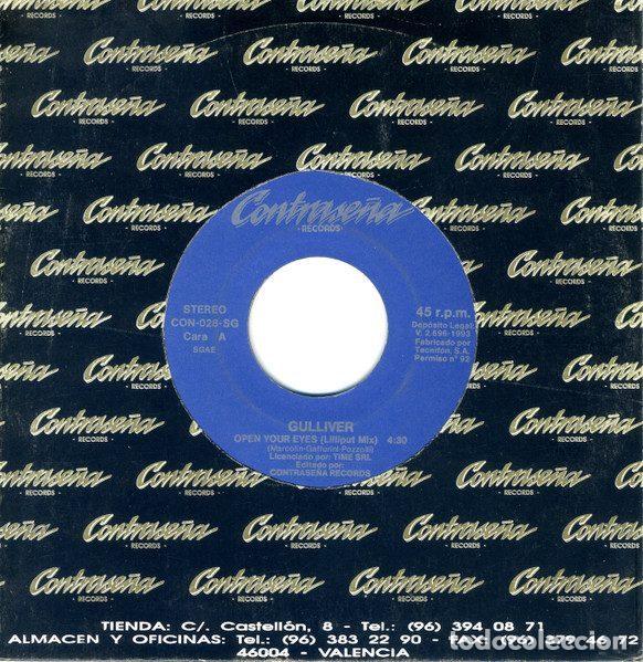 Discos de vinil: Gulliver &ndash; Open Your Eyes (Vinyl, Contrase&ntilde;a Records CON-028-SG)