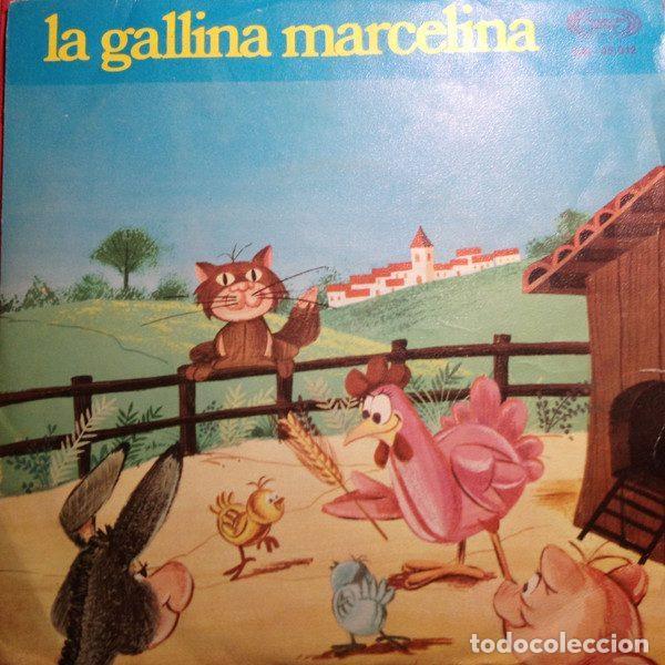 Vinyl records: Teatro Infantil Samaniego &ndash; La Gallina Marcelina (Vinyl, Movieplay SN 45042)