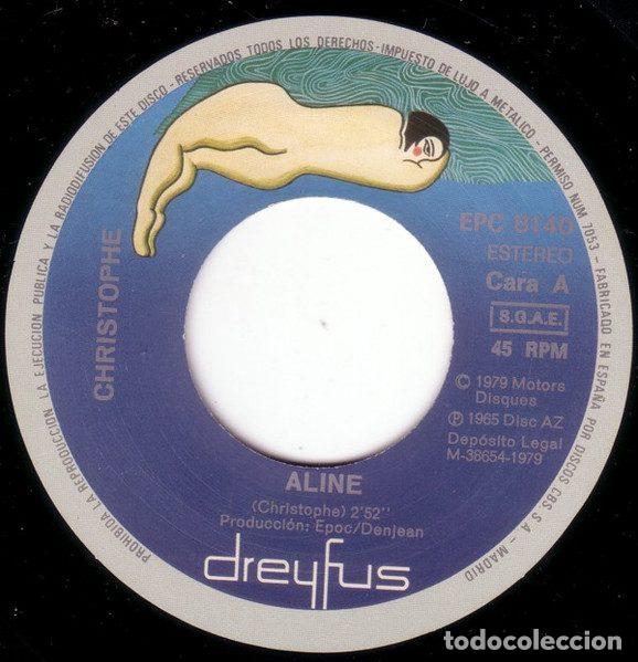 Discos de vinilo: Christophe &ndash; Aline (Vinyl, Epic EPC 8140) - Foto 3