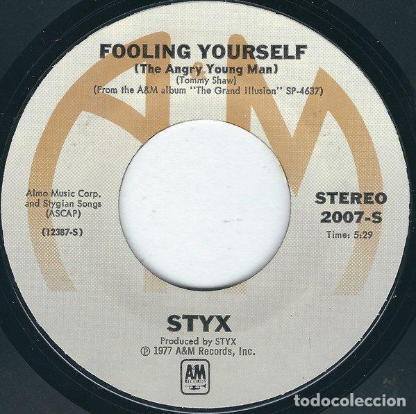 Vinyl records: Styx &ndash; Fooling Yourself (Vinyl, A&M Records AM-2007)
