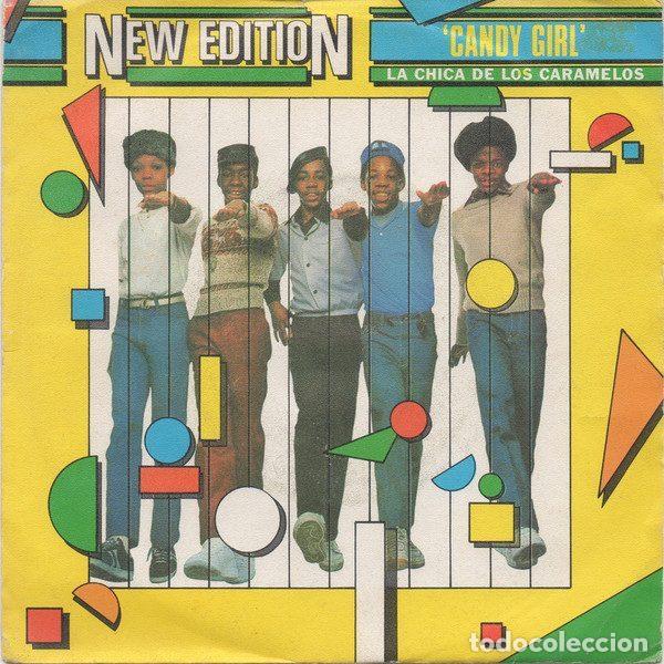 Discos de vinilo: New Edition &ndash; Candy Girl = La Chica De Los Caramelos (Vinyl, London Records 9-09 015)
