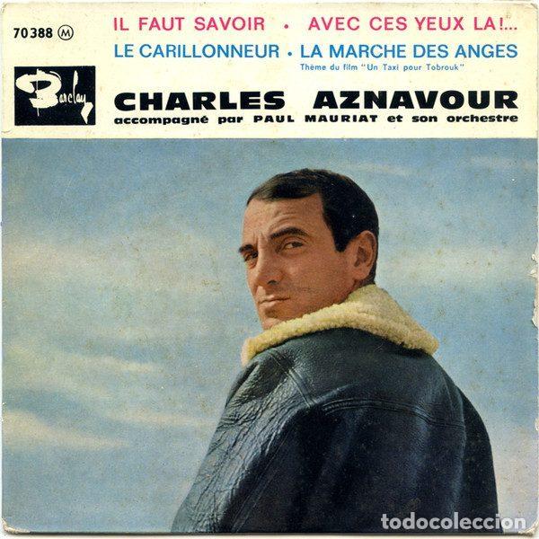 Disques de vinyle: Charles Aznavour Accompagn&eacute; Par Paul Mauriat Et Son Orchestre &ndash; Il Faut Savoir (Vinyl, Barclay...