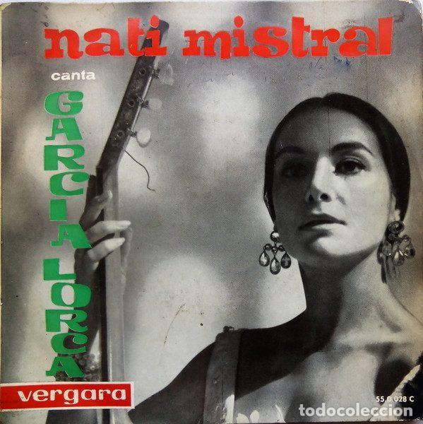 Dischi in vinile: Nati Mistral &ndash; Canta Garcia Lorca (Vinyl, Vergara 55.0.028 C)