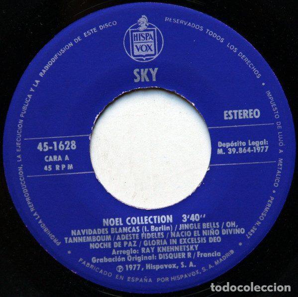 Discos de vinilo: Sky &ndash; Noel Collection (Vinyl, Hispavox 45-1628) - Foto 3