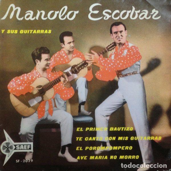 Vinyl-Schallplatten: Manolo Escobar Y Sus Guitarras &ndash; El Primer Bautizo (Vinyl, Saef SF 2.029)