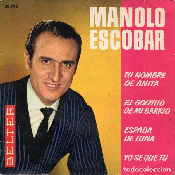 Disques de vinyle: Manolo Escobar &ndash; Yo S&eacute; Que T&uacute; (Vinyl, Belter 50.792)