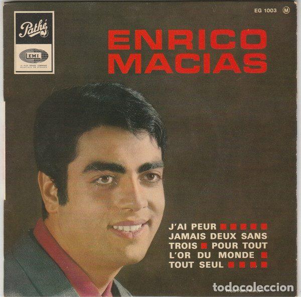 Disques de vinyle: Enrico Macias &ndash; J'ai Peur (Vinyl, Path&eacute; EG 1003)