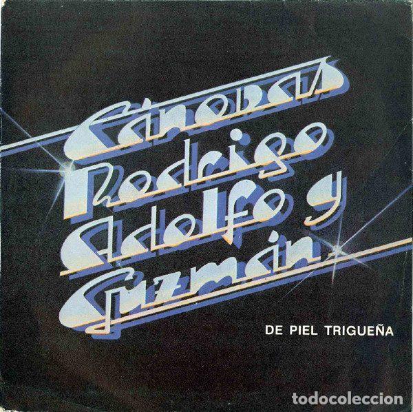 Disques de vinyle: C&aacute;novas, Rodrigo, Adolfo Y Guzm&aacute;n &ndash; De Piel Trigue&ntilde;a (Vinyl, Polydor 821 767-7)