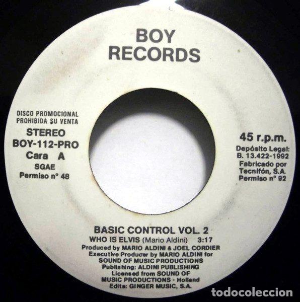 Disques de vinyle: Basic Control &ndash; Vol. 2 (Vinyl, Boy Records BOY-112-PRO)