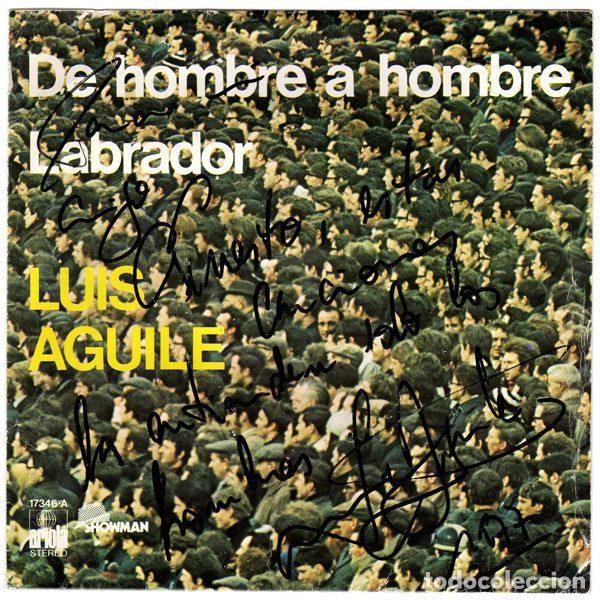Vinyl records: Luis Aguil&eacute; &ndash; De Hombre A Hombre (Vinyl, Ariola 17.346-A)