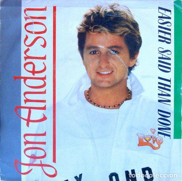 Discos de vinil: Jon Anderson &ndash; Easier Said Than Done (Vinyl, Elektra S 969580-7)