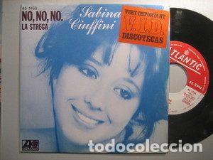 Vinyl records: Sabina Ciuffini &ndash; No, No, No / La Strega (Vinyl, Hispavox 45-1456)