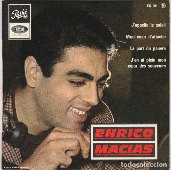Disques de vinyle: Enrico Macias &ndash; J'appelle Le Soleil (Vinyl, Path&eacute; EG 901)