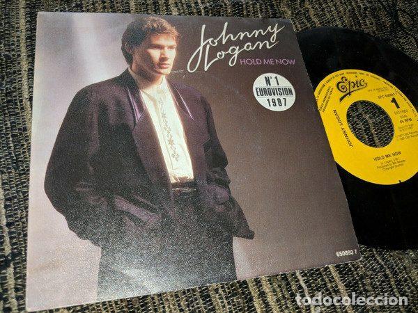 Vinyl records: Johnny Logan &ndash; Hold Me Now (Vinyl, Epic EPC 650893 7)
