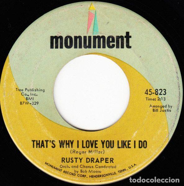 Vinyl records: Rusty Draper &ndash; Night Life (Vinyl, Monument 45-823)