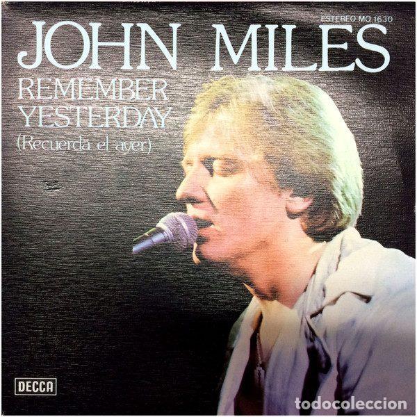 Discos de vinilo: John Miles &ndash; Remember Yesterday = Recuerda El Ayer (Vinyl, Decca MO 1630)