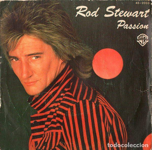 Discos de vinilo: Rod Stewart &ndash; Passion (Vinyl, Warner Bros. Records 45-2033)
