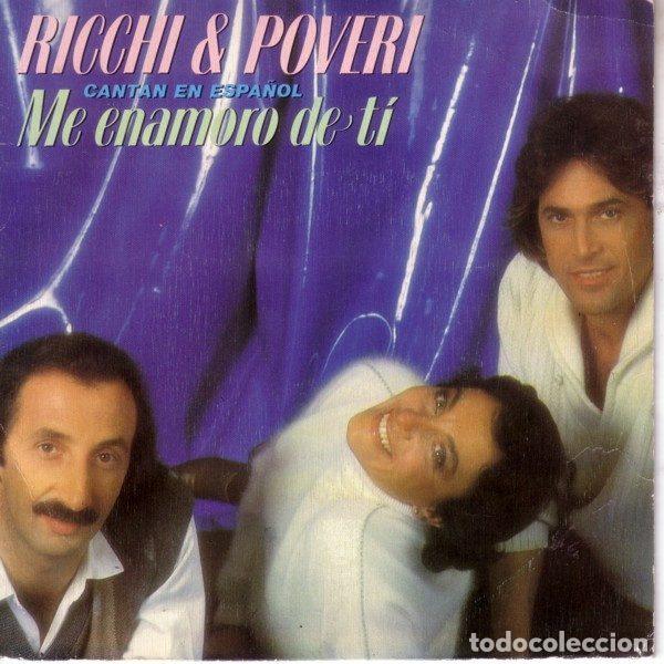 Vinyl records: Ricchi & Poveri &ndash; Me Enamoro De T&iacute; (Vinyl, Baby Records CBS A 2398)