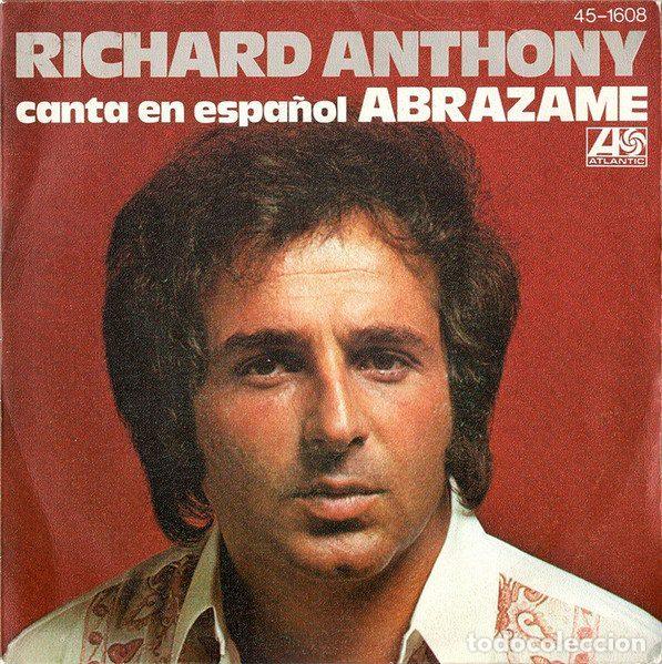 Dischi in vinile: Richard Anthony &ndash; Abrazame (Canta En Espa&ntilde;ol) (Vinyl, Atlantic 45-1608)