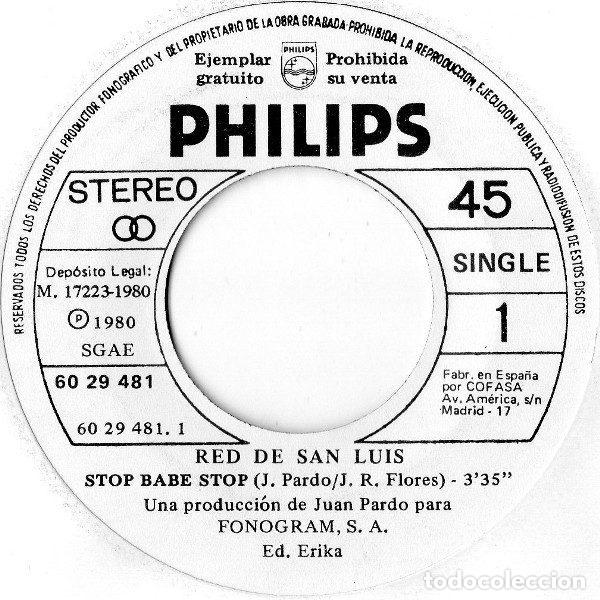 Vinyl records: Red De San Luis &ndash; Stop Babe Stop (Vinyl, Philips 60 29 481)