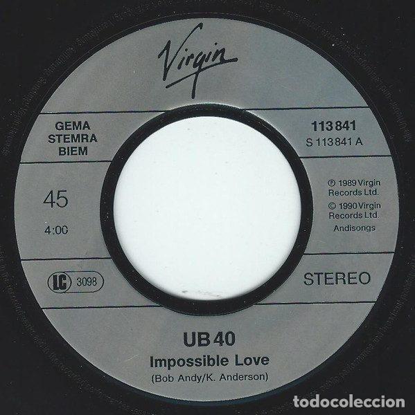 Discos de vinilo: UB40 &ndash; Impossible Love (Vinyl, Virgin 113 841) - Foto 3
